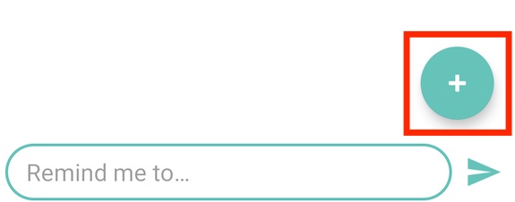 Add your first reminder